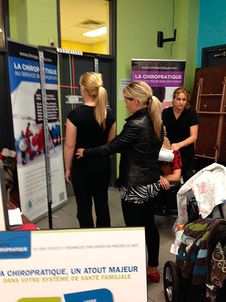Centre chiropratique de la Pinière au salon de la maternité de Mascouche