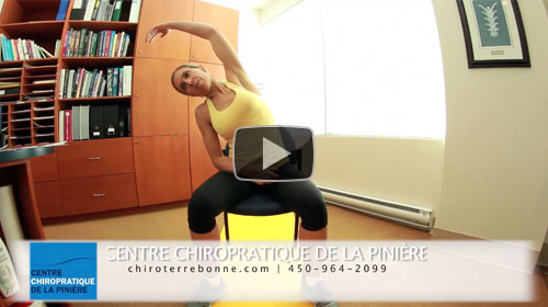 Capsule exercices d'étirement dorsal et lombaire